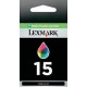 Lexmark 15 Cartouche d'encre couleur 18C2110, 18C2119