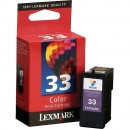 Lexmark 33 Cartouche d'encre couleur 18C0630, 18C0033