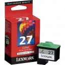 Lexmark 27 Cartouche d'encre couleur 10N0227, 10N0376