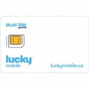 Lucky Mobile carte sim multi-format (STD-MICRO-NANO)