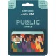 Public Mobile MULTI FORMAT (STANDARD - MICRO- NANO)CARTE SIM 
