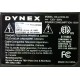 DYNEX Boutons de contrôle  782.22HA37-0500, 569HA07050 / DX-LCD32-09