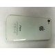 APPLE Transparent Glass Back Cover Housing for iPHONE 4 (WHITE)