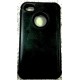 IPHONE 4G/4S Black Plastic Back Cover﻿