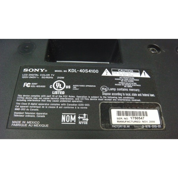 SONY Carte d