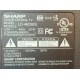 SHARP Carte d'alimentation LC605-4201BC, RDENCA205WJQZ / LC-46D92U