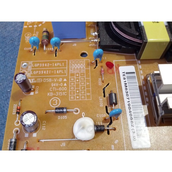 Carte D'alimentation PCB – Réf. EAX65423701 (2.1) – Occasion