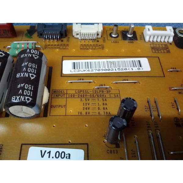 Carte D'alimentation Pour TV LG 47LV5500-UA (câbles Inclus)
