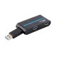 Hub Adapter Powered USB 3.0 4-Port Out 1 In for PC, Laptop and Mac