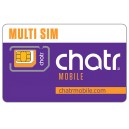 CHATR WIRELESS SIM CARD , STANDARD, MICRO OR NANO AVAILABLE