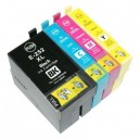 EPSON 252XL Kit de cartouches d'encre compatible noire, cyan, magenta et jaune