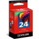 Lexmark 24 Colour Ink Cartridge 18C1592, 18C1524