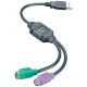 USB TO PS/2 Keyboard converter Cable Adapter 
